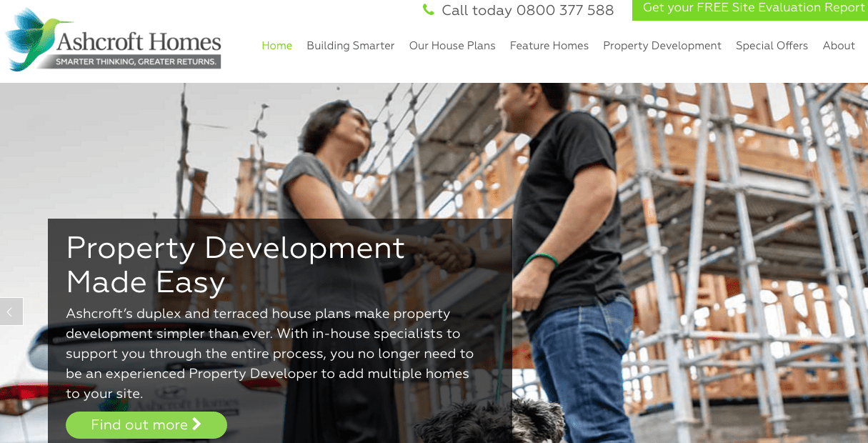Ashcroft Homes' Homepage