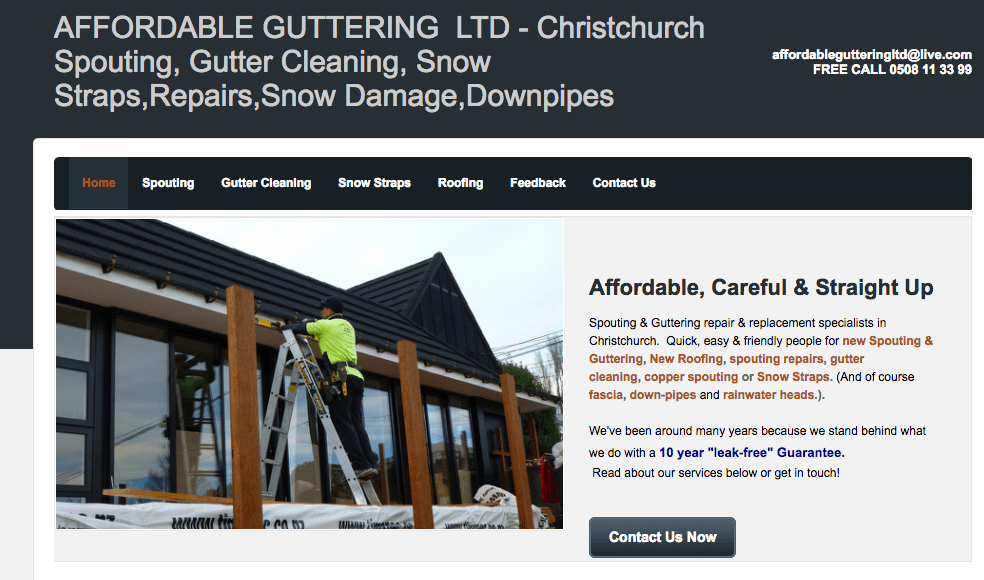 Affordable Guttering Ltd's Homepage