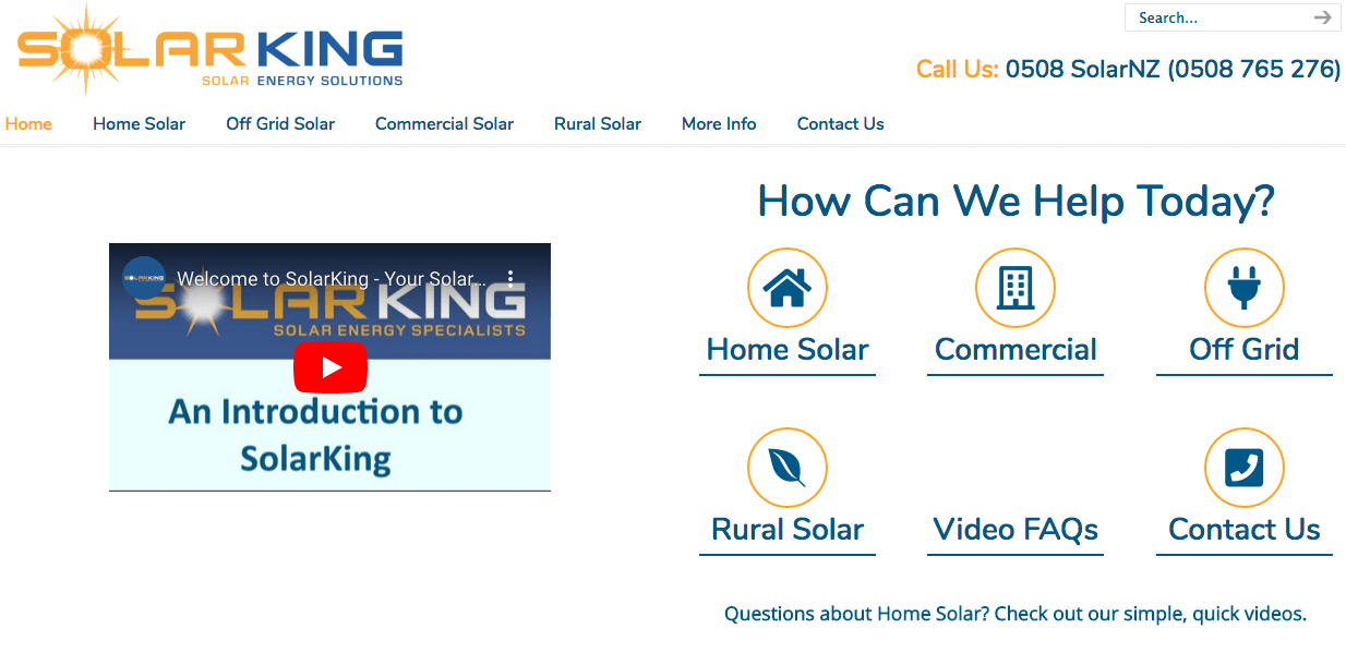 SolarKing Ltd's Homepage