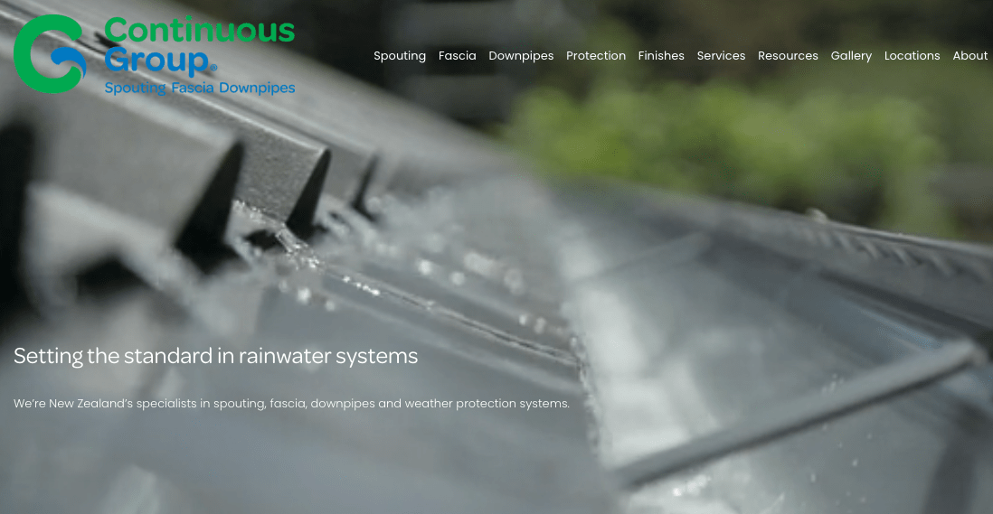 Continuous Spouting Auckland Ltd's Homepage