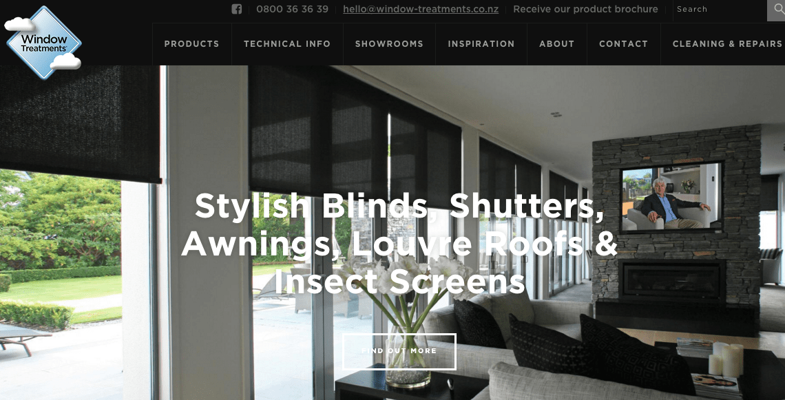 Window Treatments NZ Ltd's Homepage
