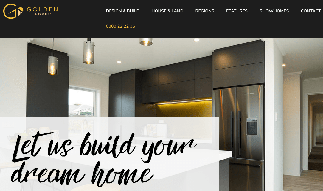 Golden Homes' Homepage