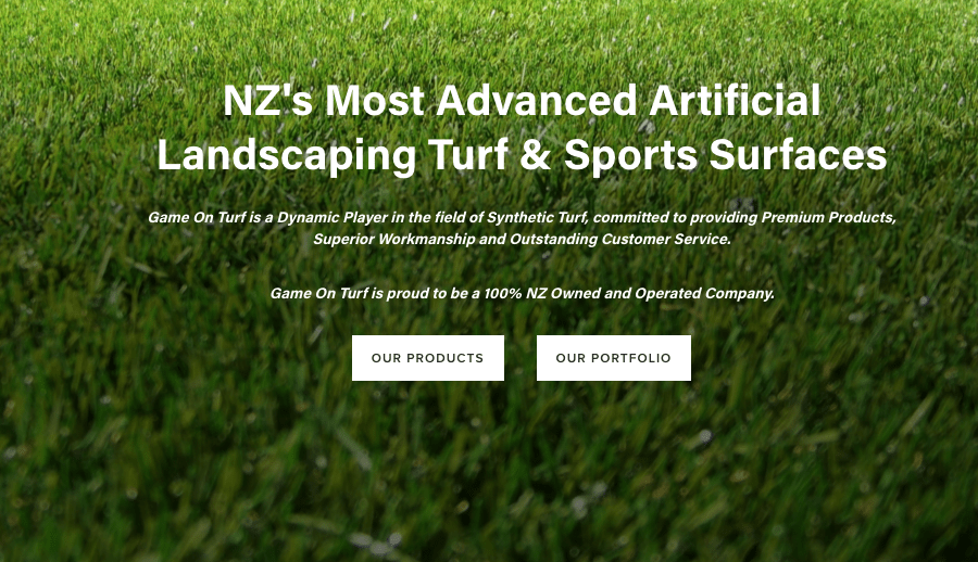 Game On Turf's Homepage