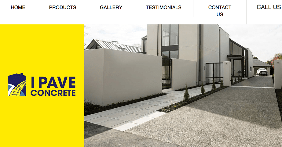 I Pave Concrete's Homepage