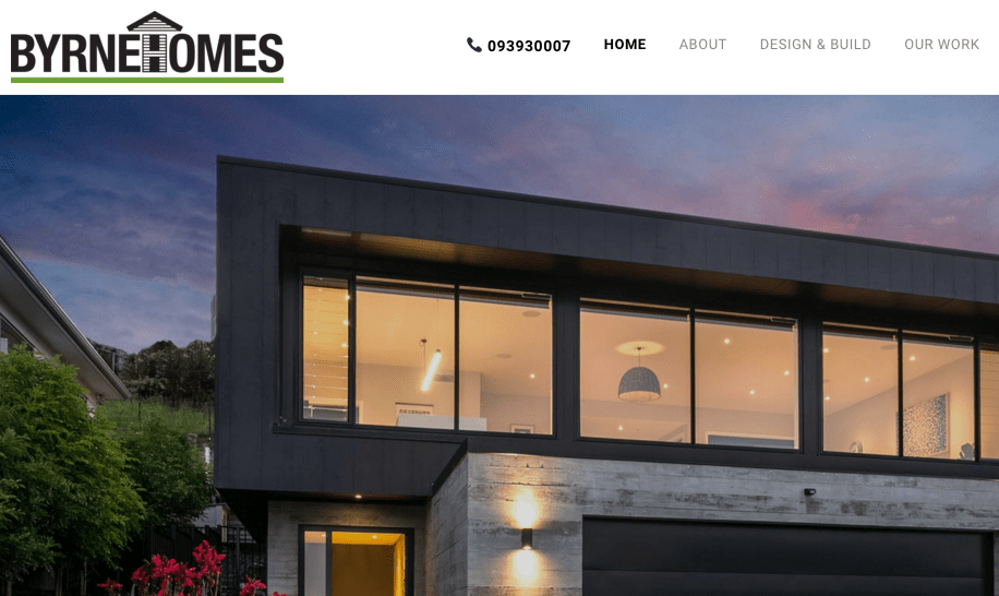 Byrne Homes' Homepage