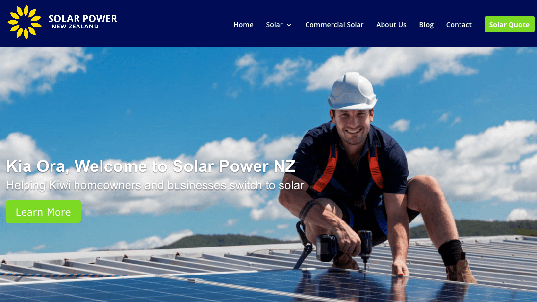 Solar Power NZ's Homepage