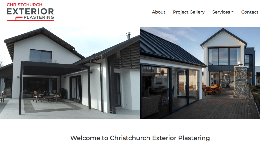 Christchurch Exterior Plastering's Homepage
