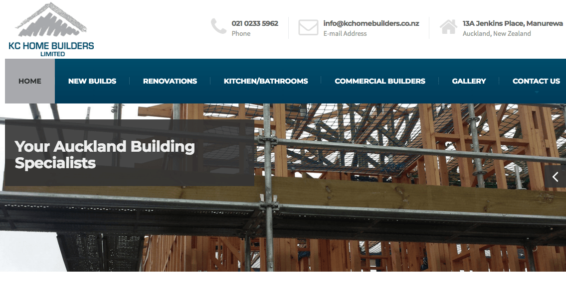 KC Home Builders Ltd's Homepage