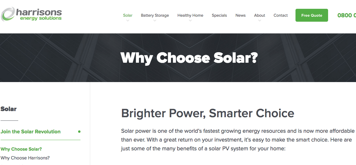 Harrisons Energy Solutions' Homepage