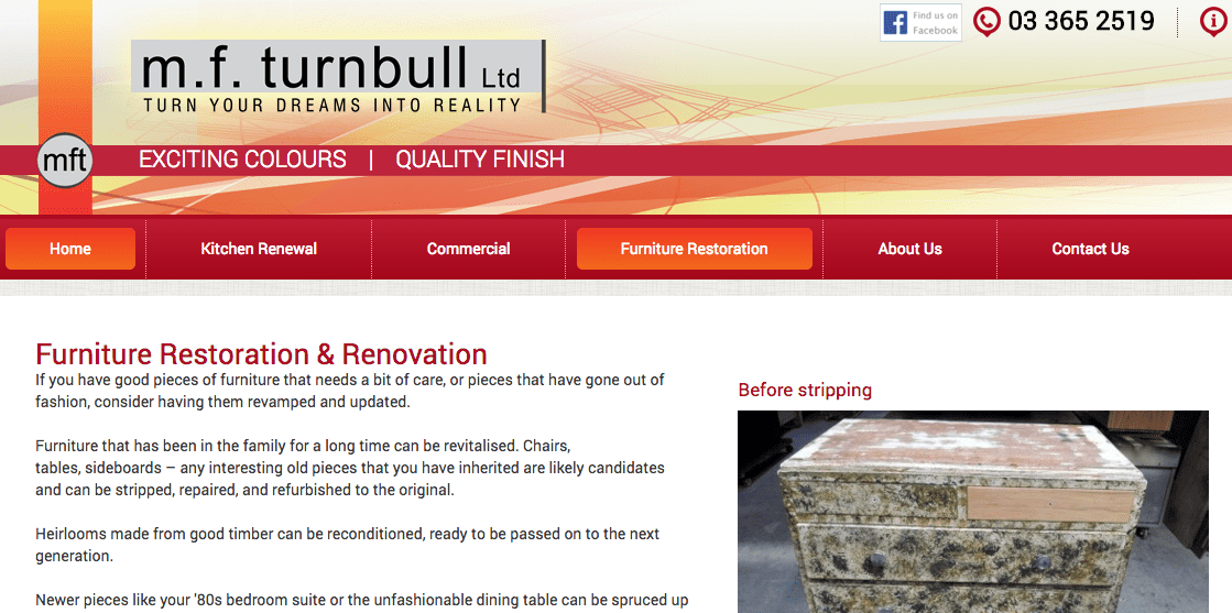 M.F. Turnbull Ltd's Homepage