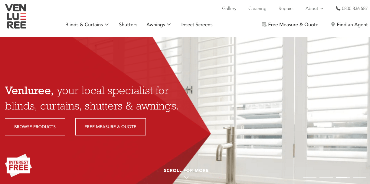 VenLuRee Blinds' Homepage