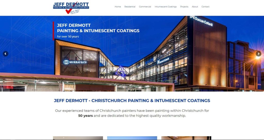 Jeff Dermott Painting & Intumescent Coatings' Homepage
