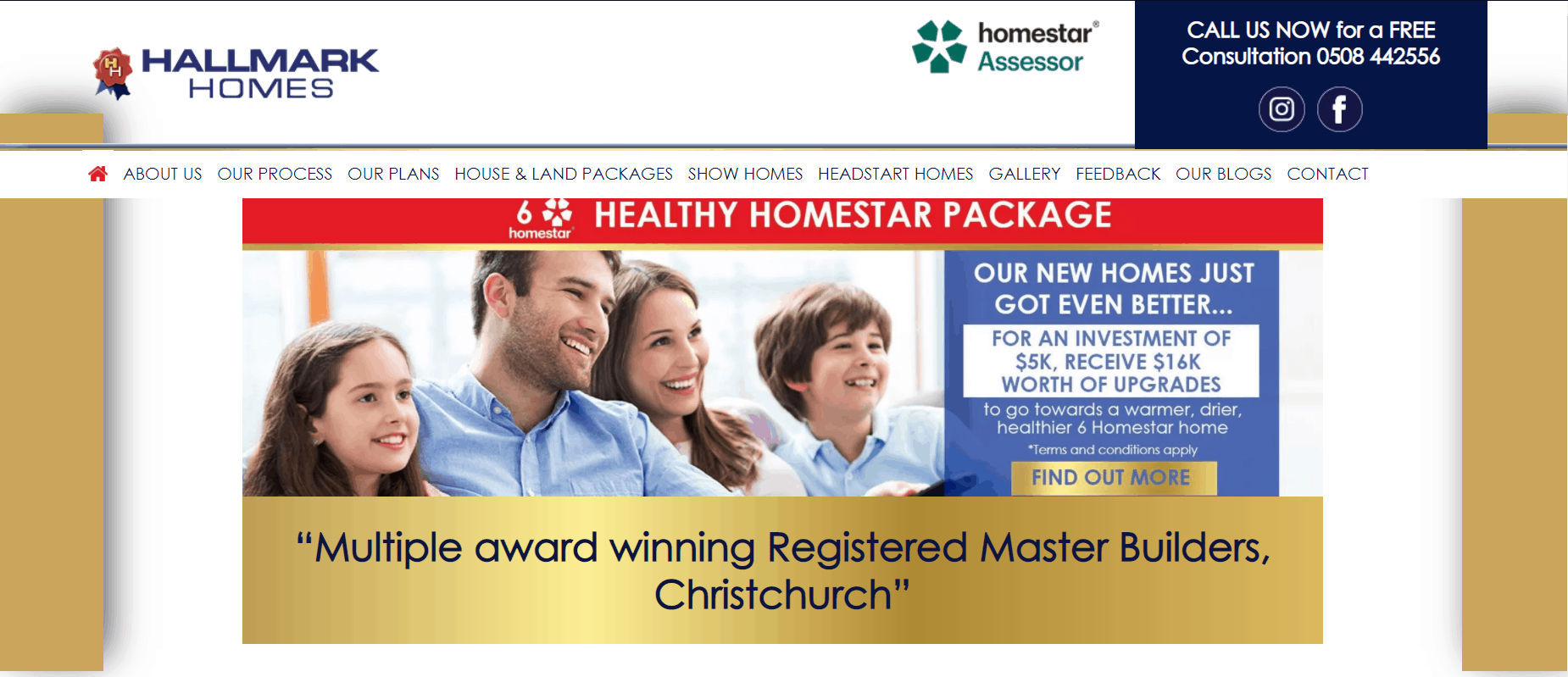 Hallmark Homes NZ Homepage