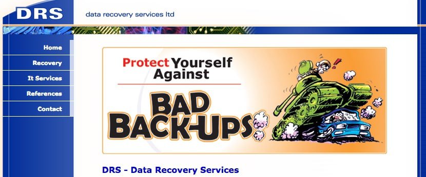 Data Recovery Services Ltd's Homepage