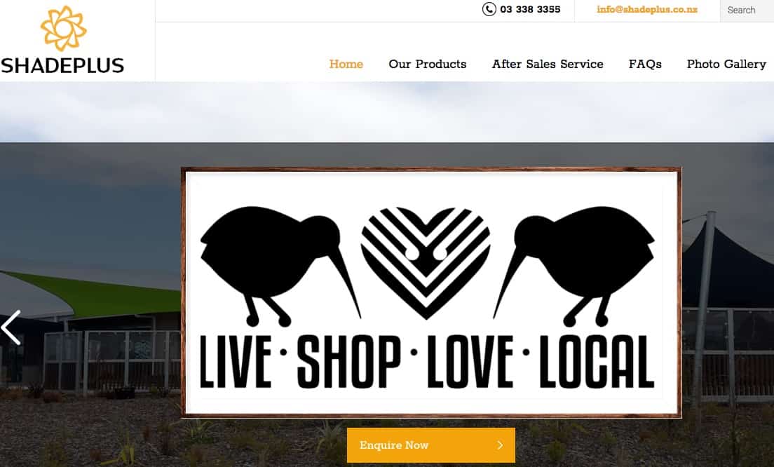 Shade Plus Ltd's Homepage