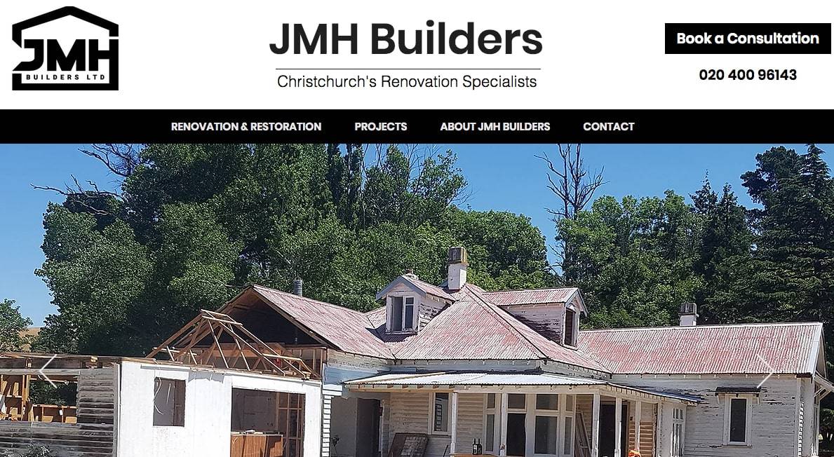 JMH Builders Ltd's Homepage