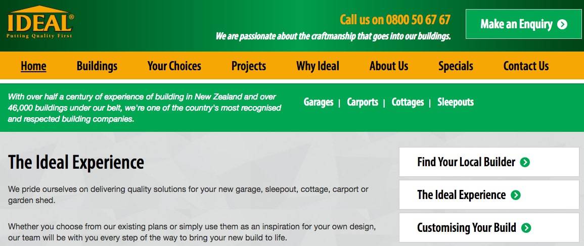 Ideal Buildings' Homepage