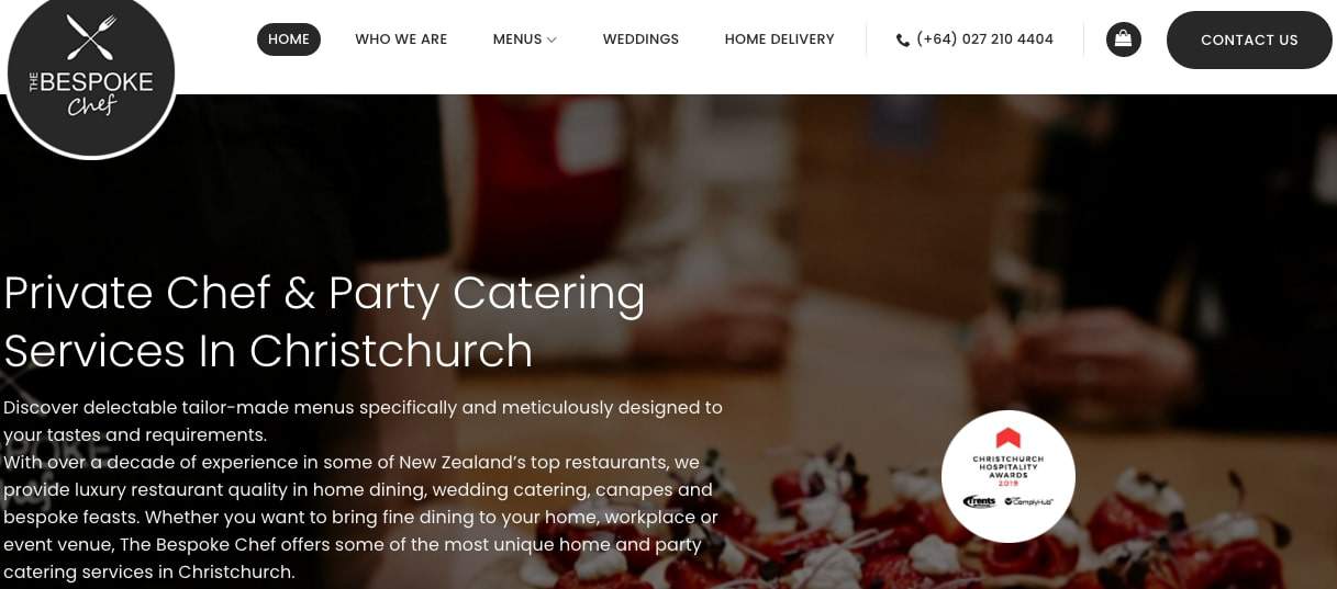 The Bespoke Chef's Homepage