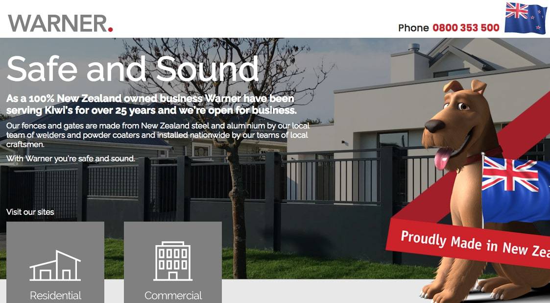 Warner Fences & Gates Norwest Auckland's Homepage