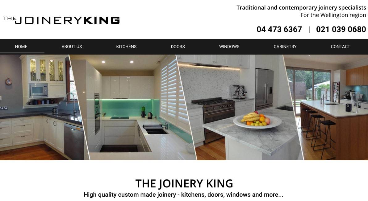 The Joinery King's Homepage