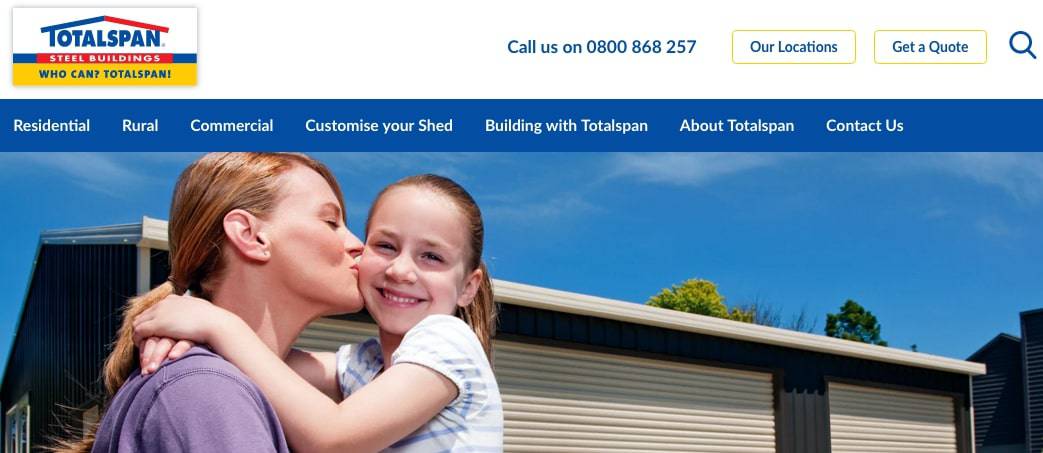 Totalspan Steel Buildings' Homepage