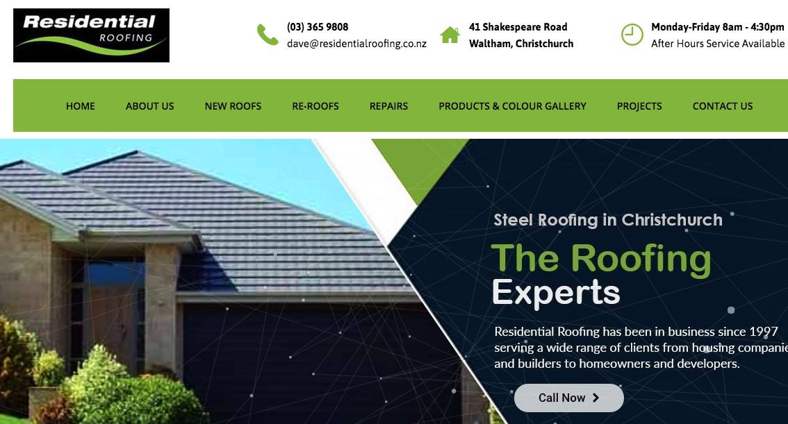 Residential Roofing's Homepage