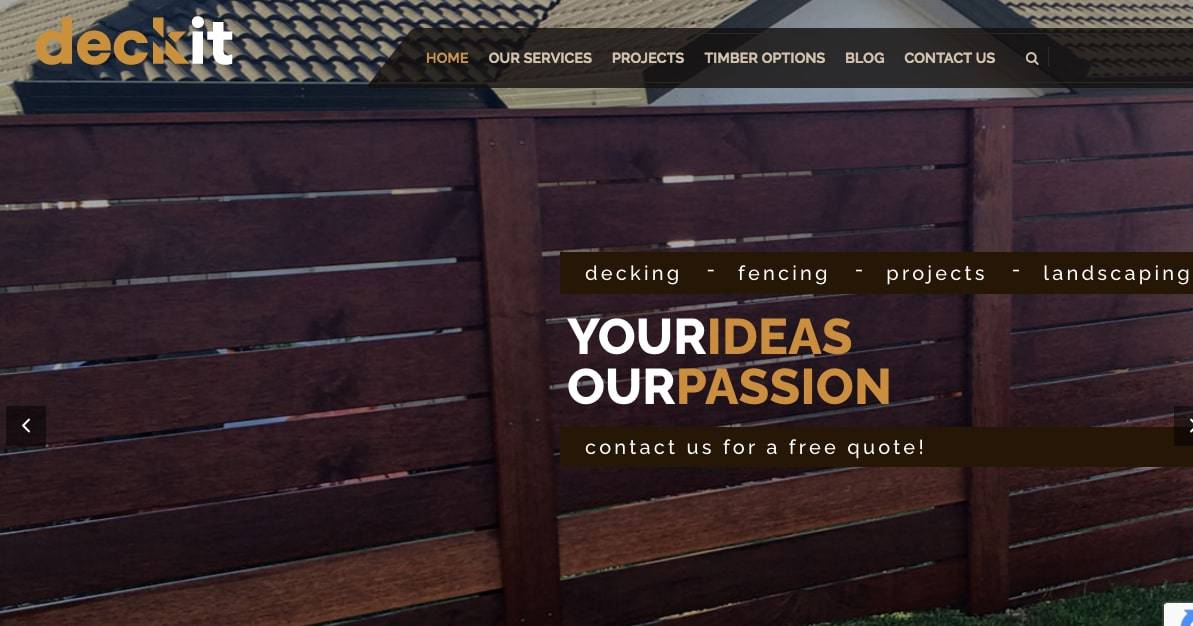 Deck It's Homepage