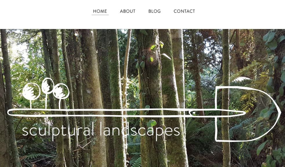 Sculptural Landscapes' Homepage