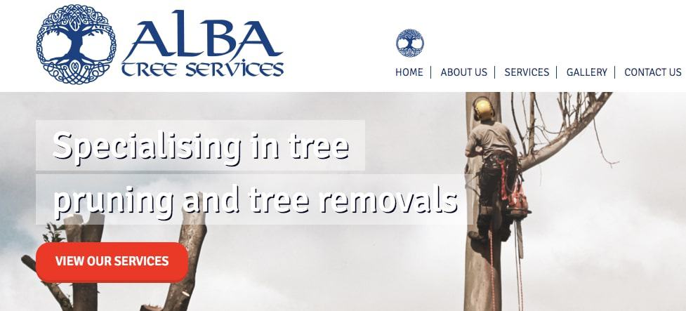 Alba Tree Services' Homepage