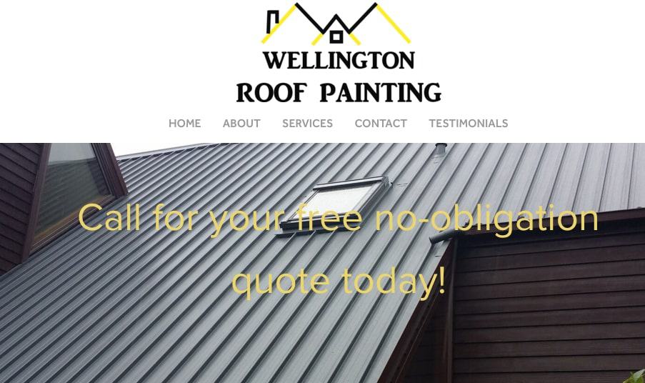 Wellington Roof Painting's Homepage