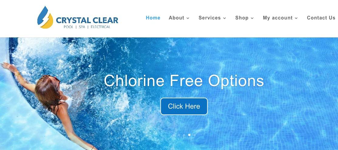 Crystal Clear Pool, Spa & Electrical's Homepage
