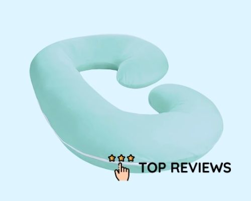 PharMeDoc C-Shaped Pregnancy Pillow (Mint Green)_Pregnancy Pillows_topreviews