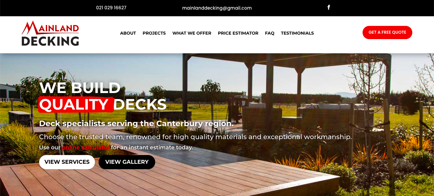Mainland Decking