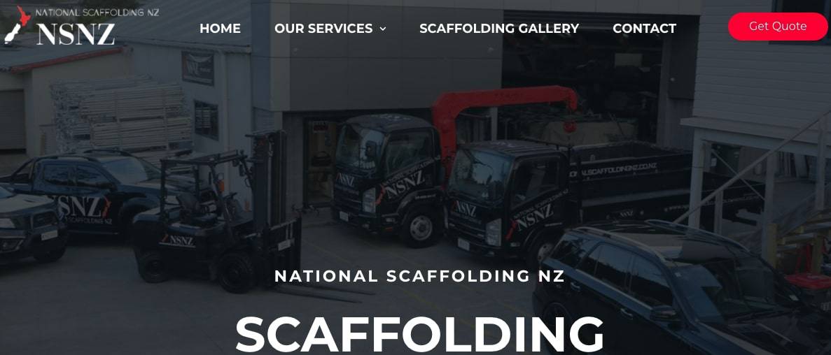 National Scaffolding NZ Ltd's Homepage