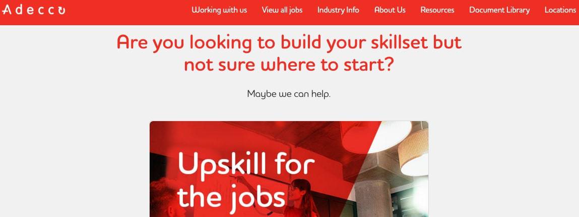 Adecco Personnel Ltd's Homepage