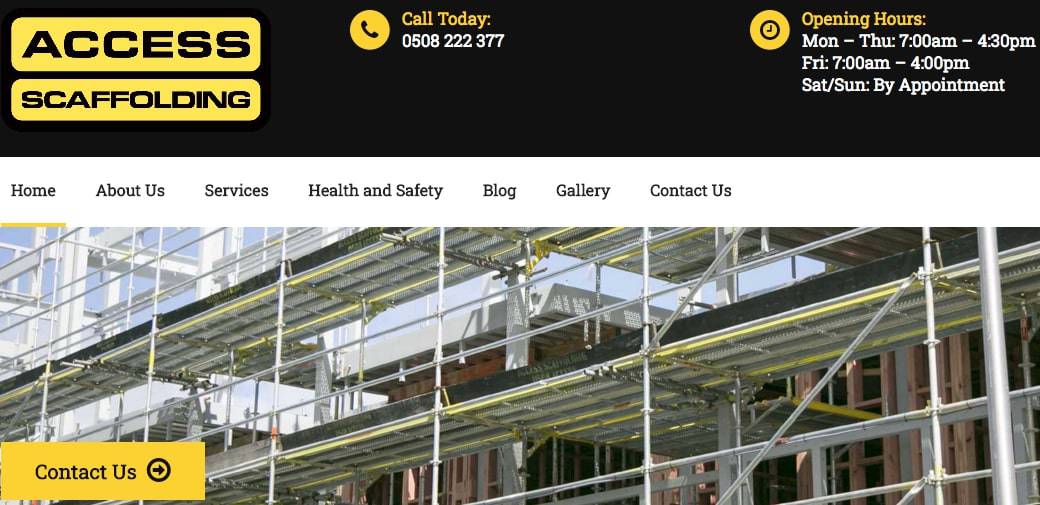 Access Scaffolding Ltd's Homepage