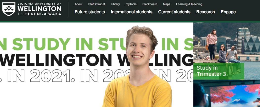 Victoria University of Wellington's Homepage