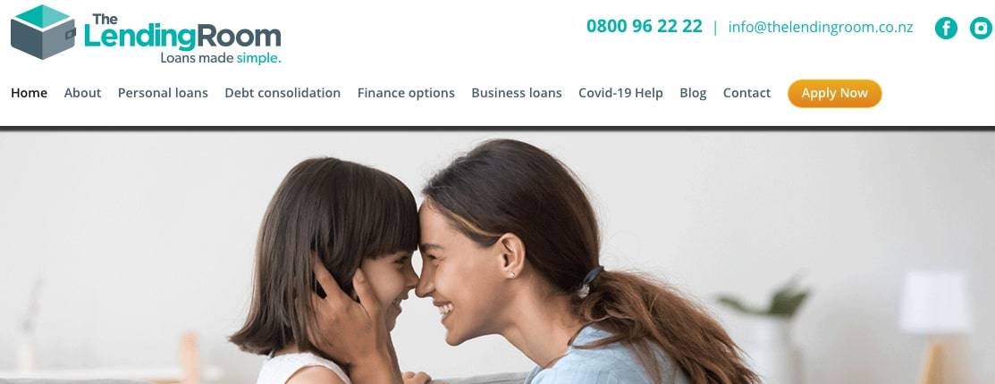 The Lending Room's Homepage