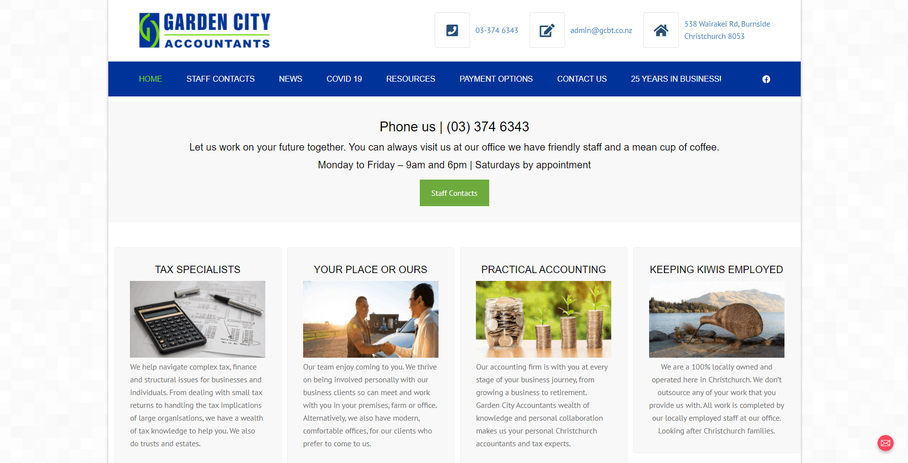 Garden City Accountants Homepage