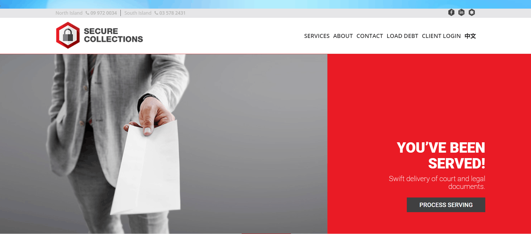 Secure Collections Investigations Homepage