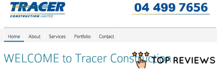 Tracer Construction Ltd's Homepage