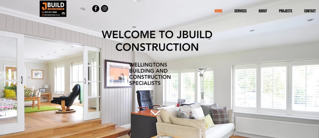 JBuild Construction Homepage