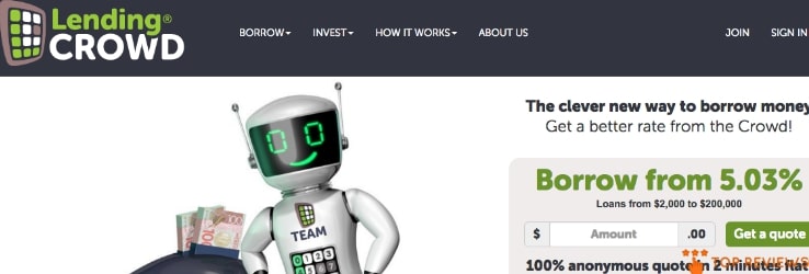 Lending Crowd's Homepage