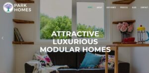 Park Homes NZ's homepage