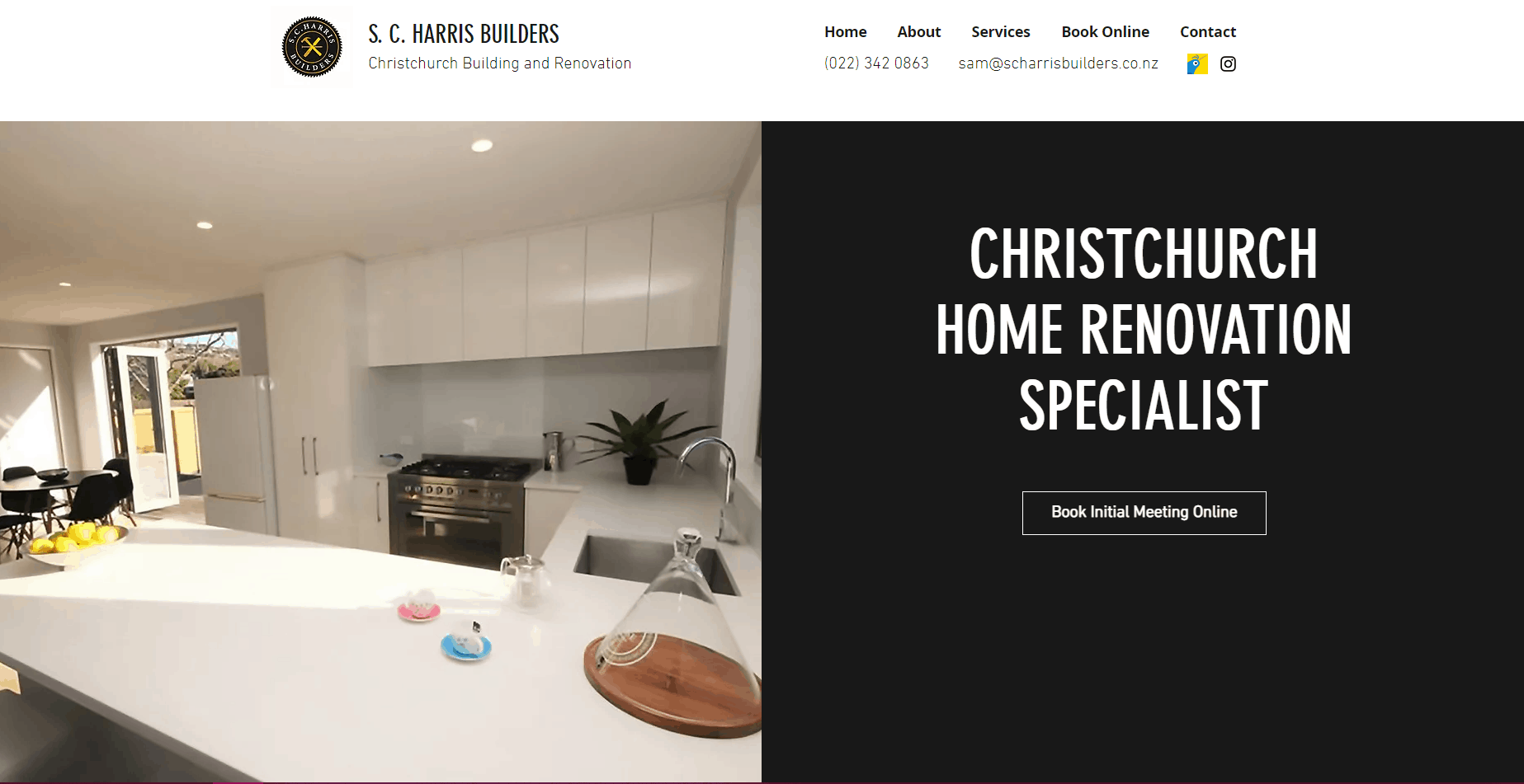 S. C. Harris Builders	Homepage