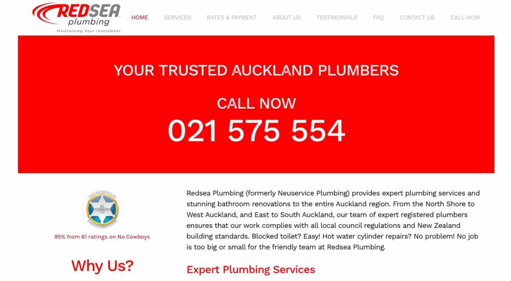 Red Sea Plumbing's Homepage