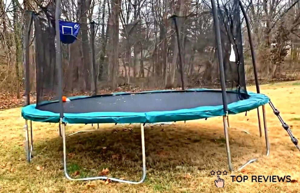 Skywalker Trampolines 15-Foot Jump N’ Dunk_trampoline unboxing_top reviews in new zealand