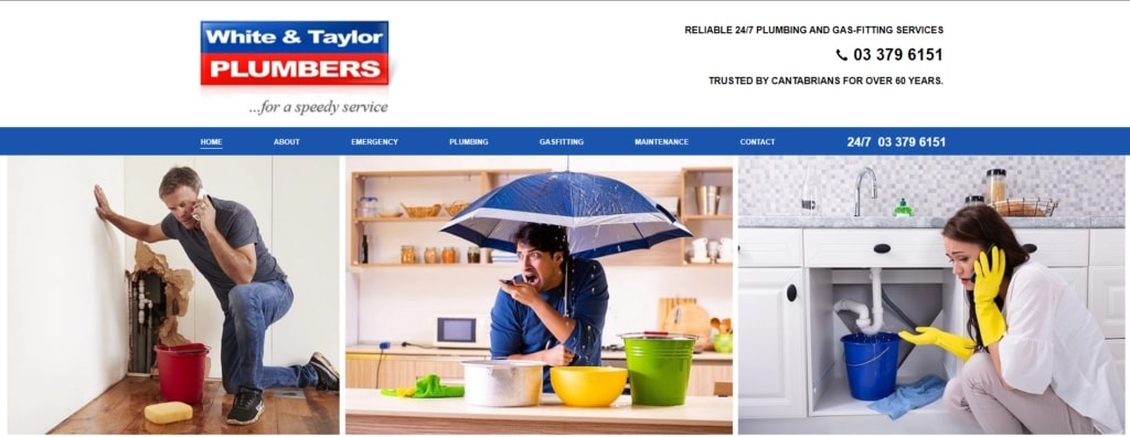 White and Taylor Plumbers' homepage
