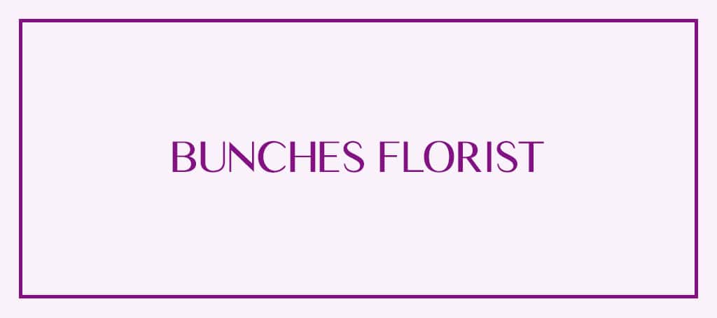 Bunches Florist's Banner