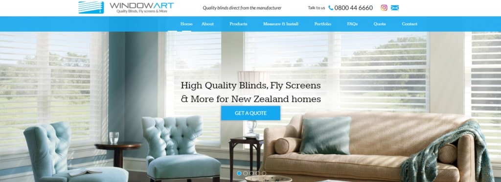 Window Art's homepage